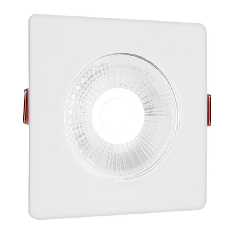 Kit 5 Spots LED Embutir 7W Quadrado – Direcione a Luz, Valorize Seu Espaço