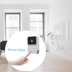 Campainha de Vídeo Inteligente Wi-Fi com Visão Noturna e App Premium Branco– Segurança, Conectividade e Praticidade na Palma da Sua Mão