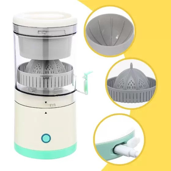 Espremedor de Frutas Mini Automático Recarregável – Portátil, Prático e Moderno