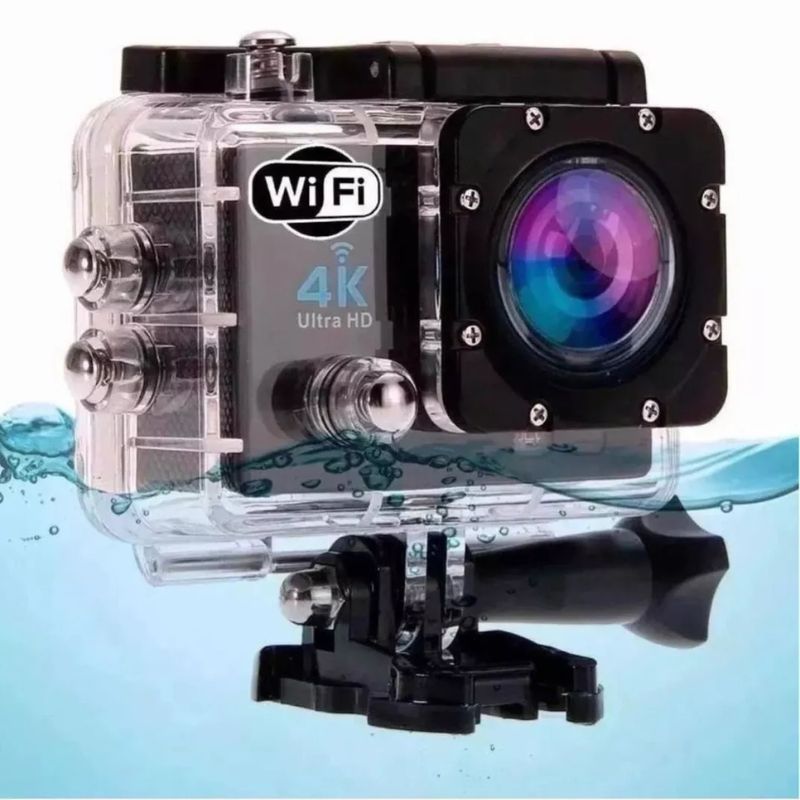 Câmera Filmadora 4K Ultra HD Esportiva com Wi-Fi – À Prova D’Água | Capture Emoções em Alta Definição