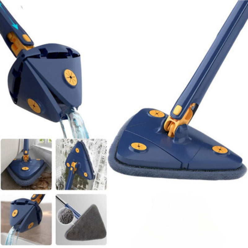Esfregão Mop Triangular 360° – Limpeza Inteligente em Cada Canto da Sua Casa