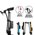 Bomba de Ar Portátil Manual Multifuncional – Leve, Prática e Sempre à Mão