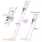 Aspirador de Pó Portátil Sem Fio Vertical Multifuncional Branco – Liberdade, Potência e Eficiência em Suas Mãos