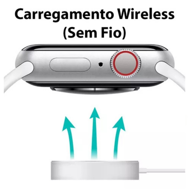 Smartwatch S8 Pro Series 8 Branco – Tecnologia, Estilo e Saúde no Seu Pulso