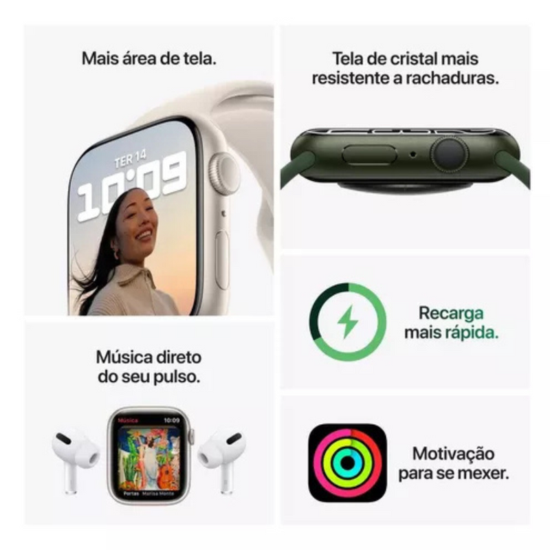 Smartwatch S8 Pro Series 8 Branco – Tecnologia, Estilo e Saúde no Seu Pulso