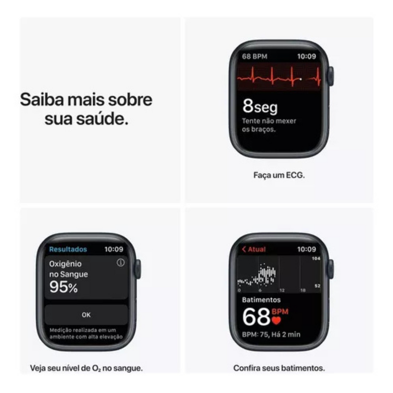 Smartwatch S8 Pro Series 8 Branco – Tecnologia, Estilo e Saúde no Seu Pulso