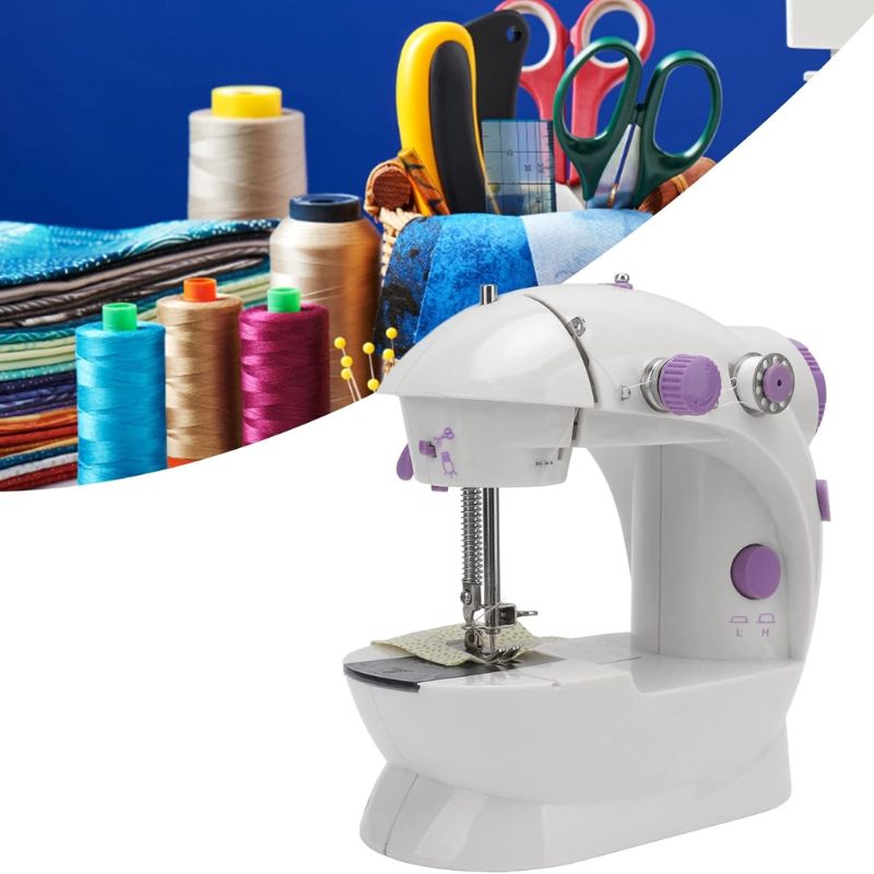 Mini Máquina de Costura Elétrica Portátil MiniSewing Machine SM-202A – Leve a Costura para um Novo Nível, Onde Estiver