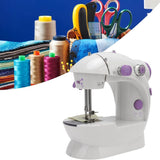 Mini Máquina de Costura Elétrica Portátil MiniSewing Machine SM-202A – Leve a Costura para um Novo Nível, Onde Estiver