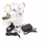 Mini Máquina de Costura Elétrica Portátil MiniSewing Machine SM-202A – Leve a Costura para um Novo Nível, Onde Estiver