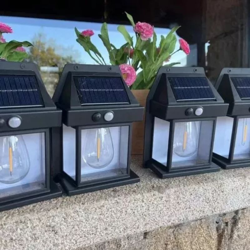 Luminária Refletor Solar LED com Sensor de Movimento – Iluminação Inteligente e Sustentável para Áreas Externas