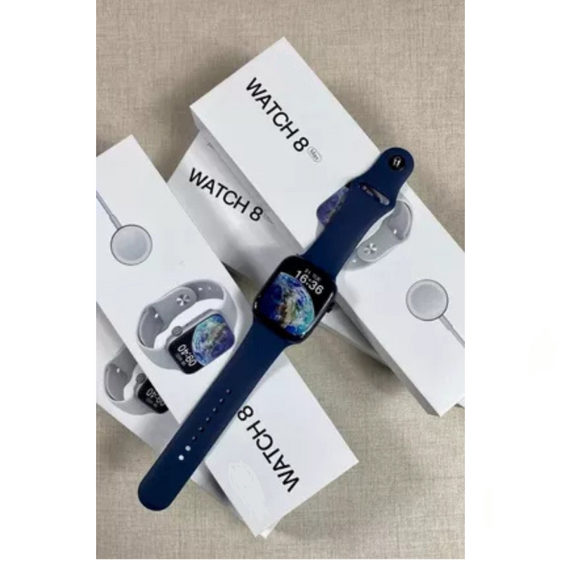 Smartwatch S8 Pro Series 8 Cinza – Tecnologia, Estilo e Saúde no Seu Pulso