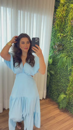 Vestido Íris Feminino - Azul Claro