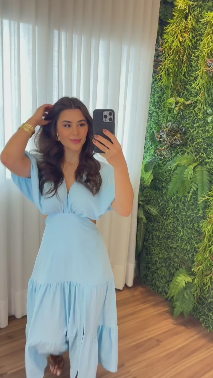 Vestido Íris Feminino - Azul Claro