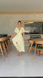 Vestido Íris Feminino - Amarelo