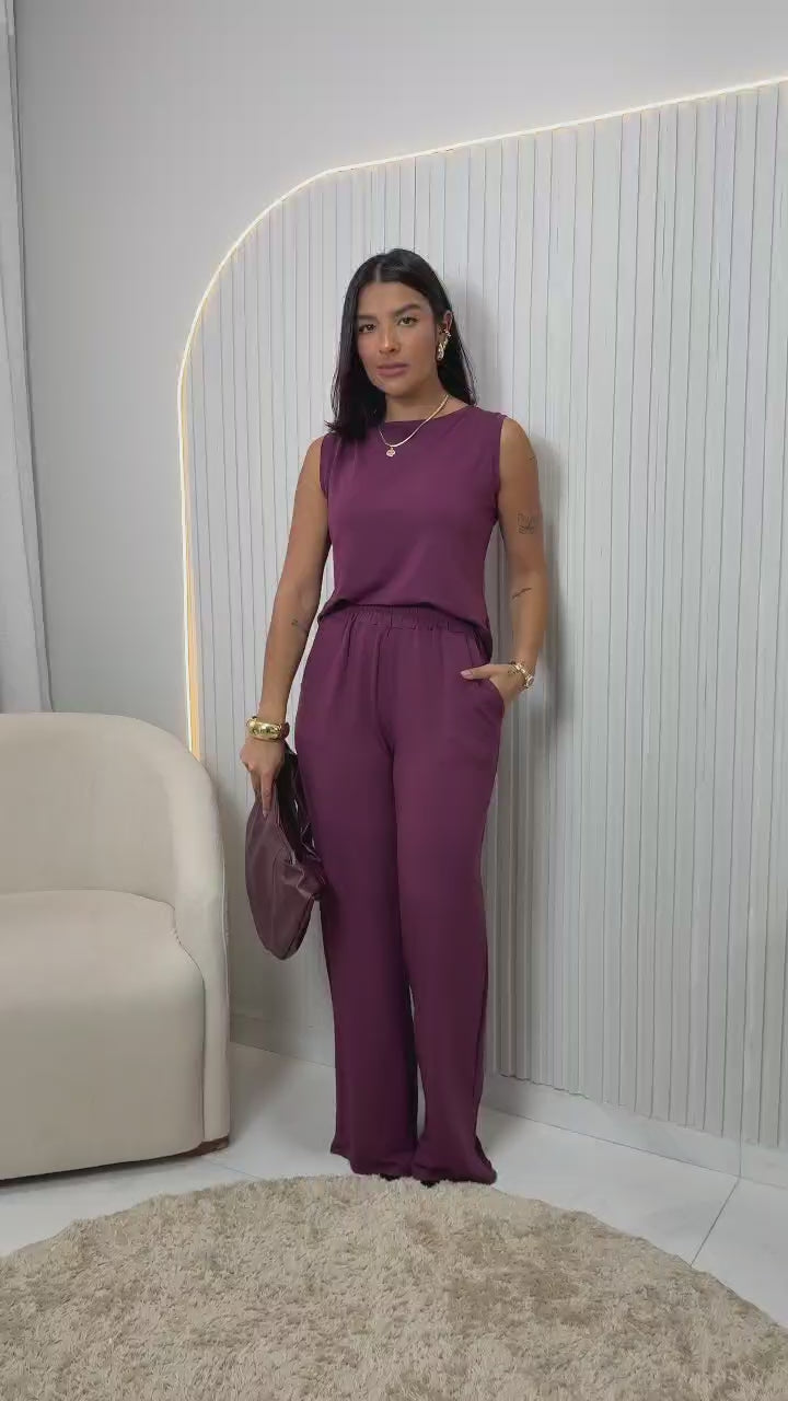 Conjunto Ayla Feminino - Marsala