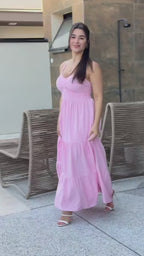 Vestido Mari Feminino - Rosa