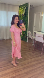 Vestido Olivia Feminino - Rosa