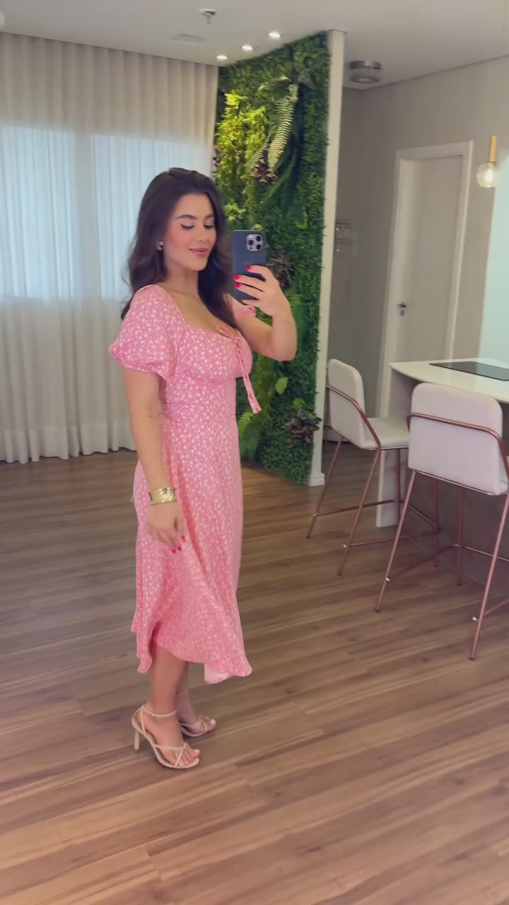 Vestido Olivia Feminino - Rosa