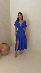 Vestido Íris Feminino - Azul