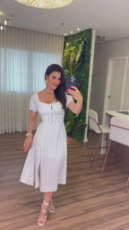 Vestido Olivia Feminino - Branco