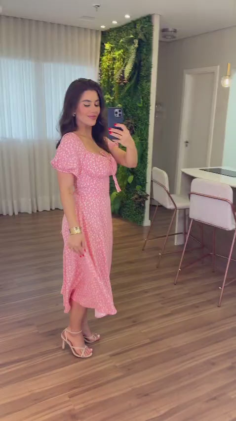 Vestido Olivia Feminino - Rosa