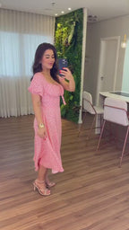 Vestido Olivia Feminino - Rosa