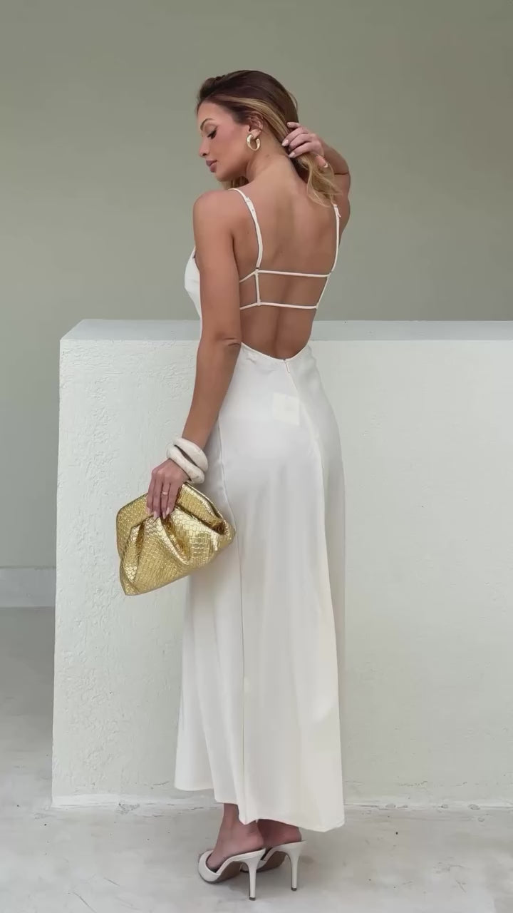 Vestido Cetim Sasha Feminino
