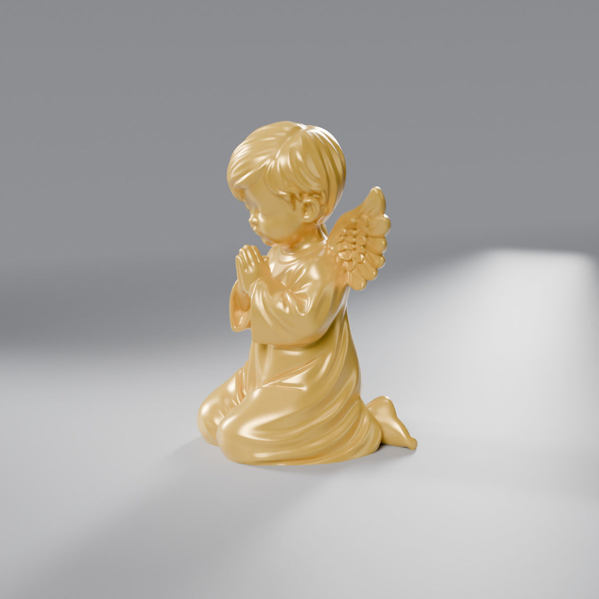 Anjinho em Oração 6 cm, Dourado
