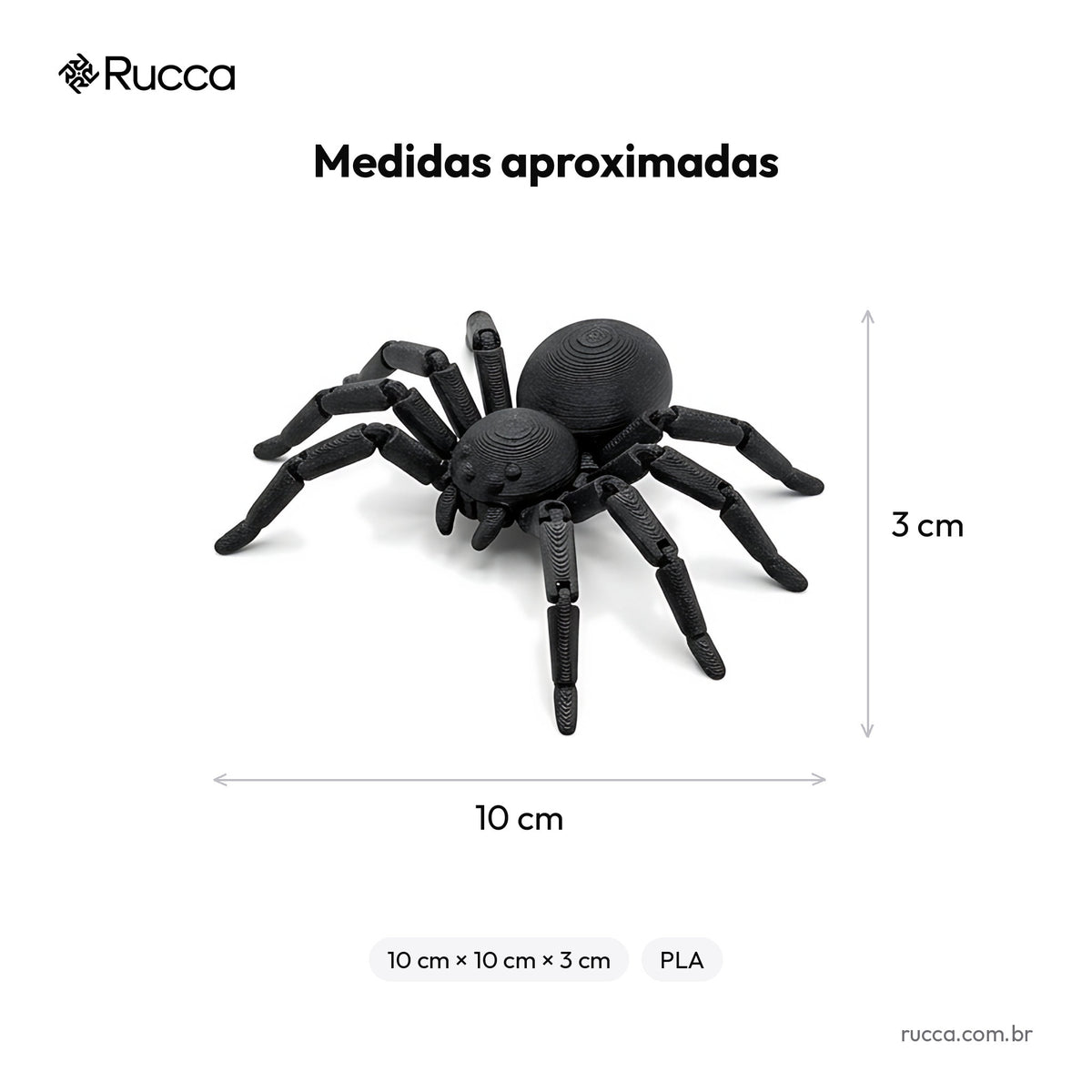 Aranha Articulada — Rucca 3D