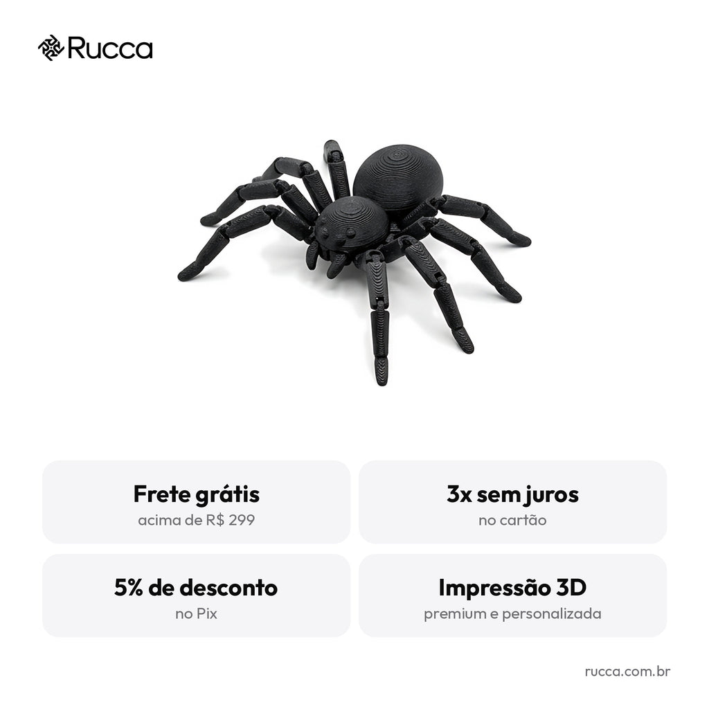 Aranha Articulada — Rucca 3D