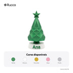 Árvore de Natal de Mesa Geométrica (Espiral Low-Poly) — Rucca 3D