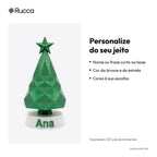 Árvore de Natal de Mesa Geométrica (Espiral Low-Poly) — Rucca 3D