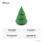 Árvore de Natal Decorativa de Mesa 16 cm — Rucca 3D