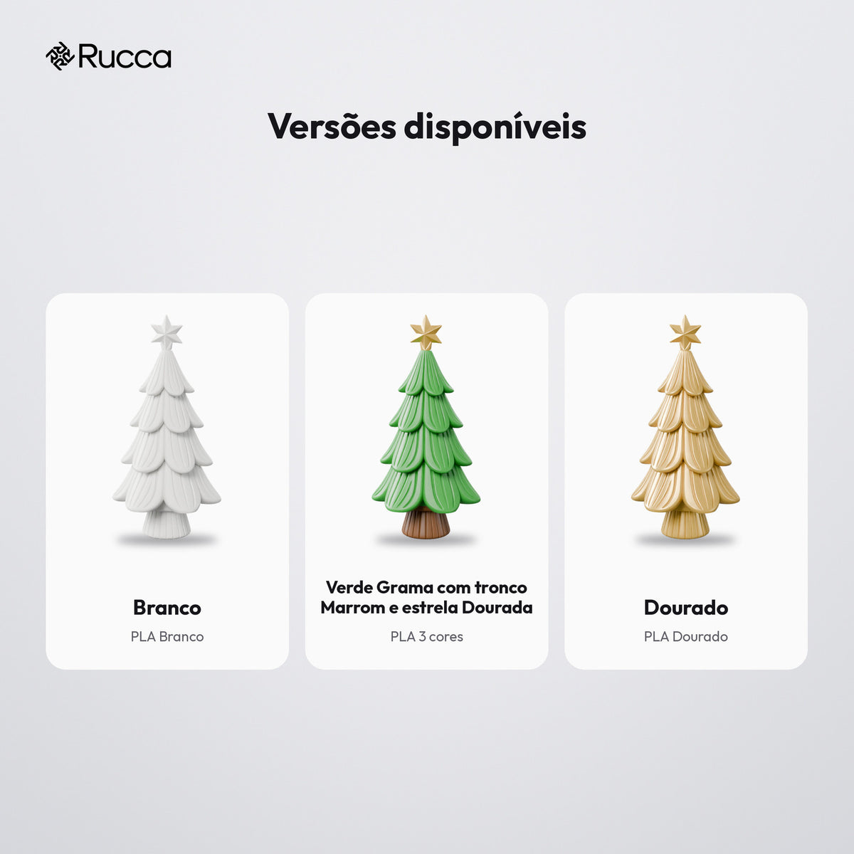 Árvore de Natal Japandi com Tronco e Estrela 15 cm: versões disponíveis