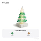 Árvore de Natal Personalizada com Nome e Luz LED — Rucca 3D