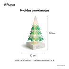 Árvore de Natal Personalizada com Nome e Luz LED — Rucca 3D