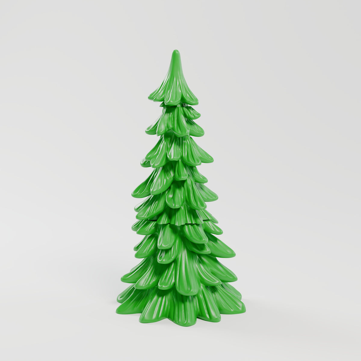 Árvore de Natal Pinheiro de Mesa 21,6 cm, vista lateral