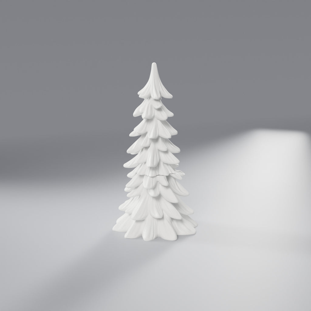 Árvore de Natal Pinheiro de Mesa 21,6 cm, Branco