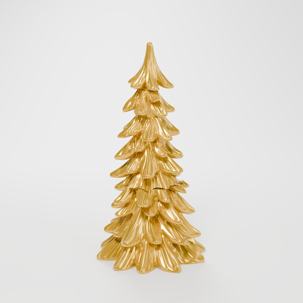 Árvore de Natal Pinheiro de Mesa 21,6 cm, Dourado