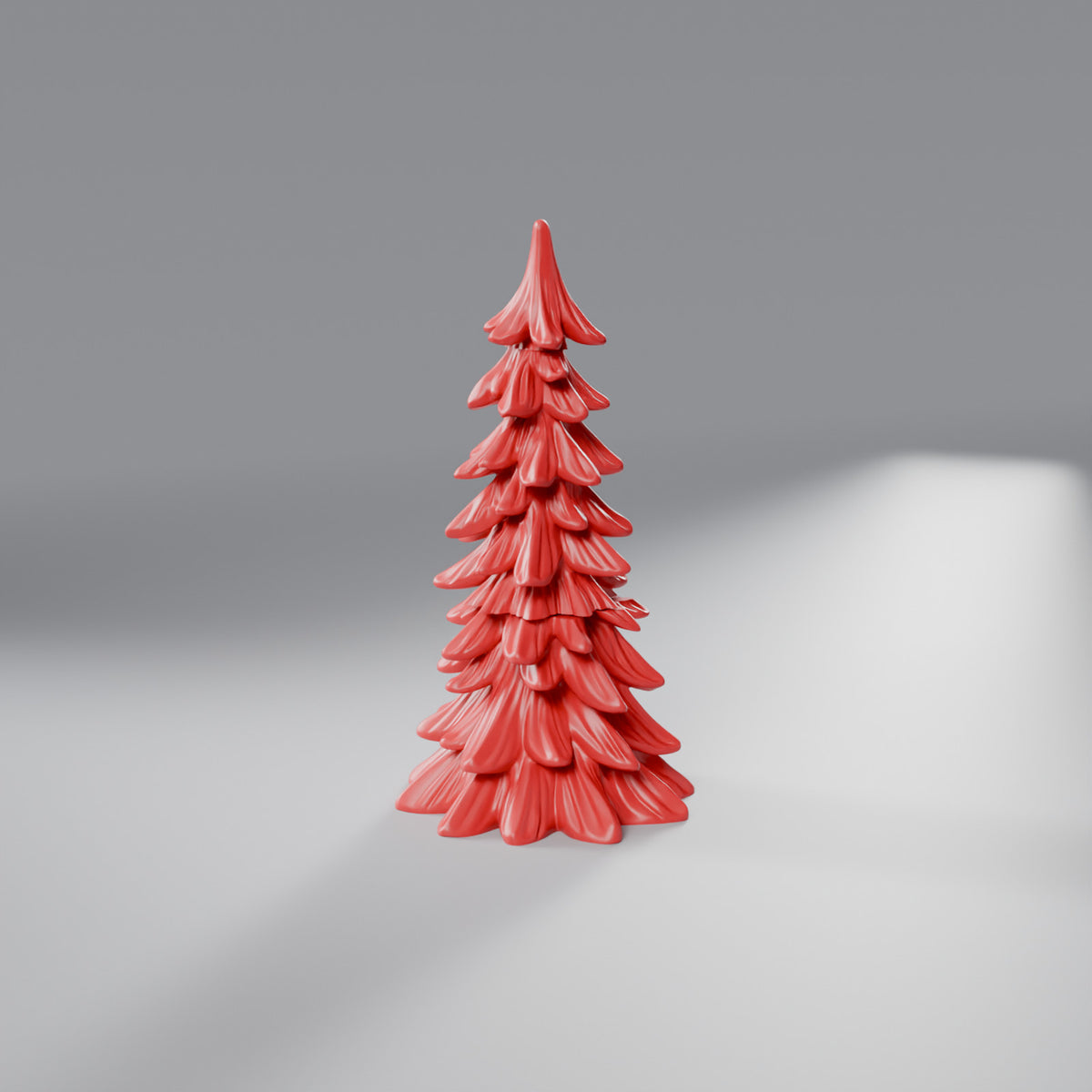 Árvore de Natal Pinheiro de Mesa 21,6 cm, Vermelho Coração