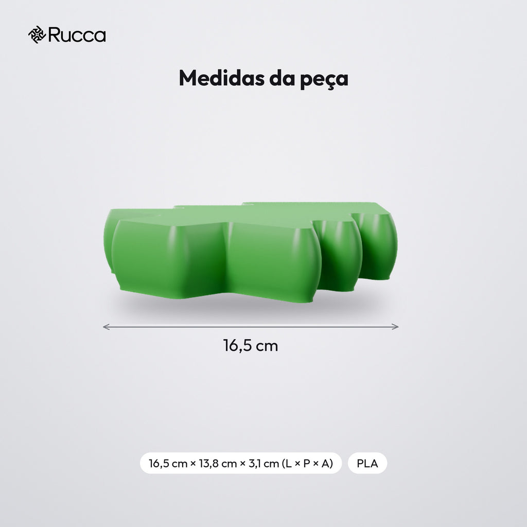 Bandeja Árvore de Natal: medidas
