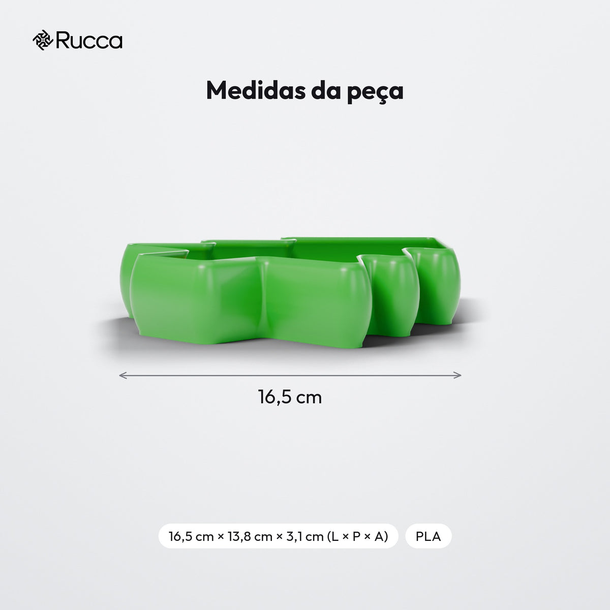 Bandeja Árvore de Natal: medidas