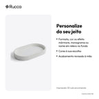 Bandeja Decorativa Canelada — Rucca 3D