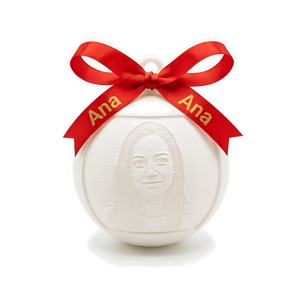 Bola de Natal Litofania com Foto — Rucca 3D