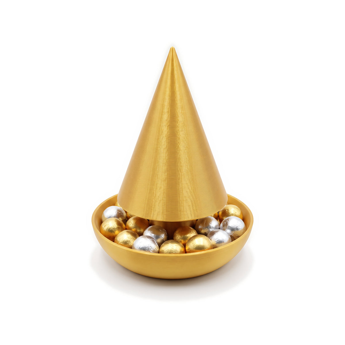 Bomboniere Árvore de Natal Dourada – Rucca 3D