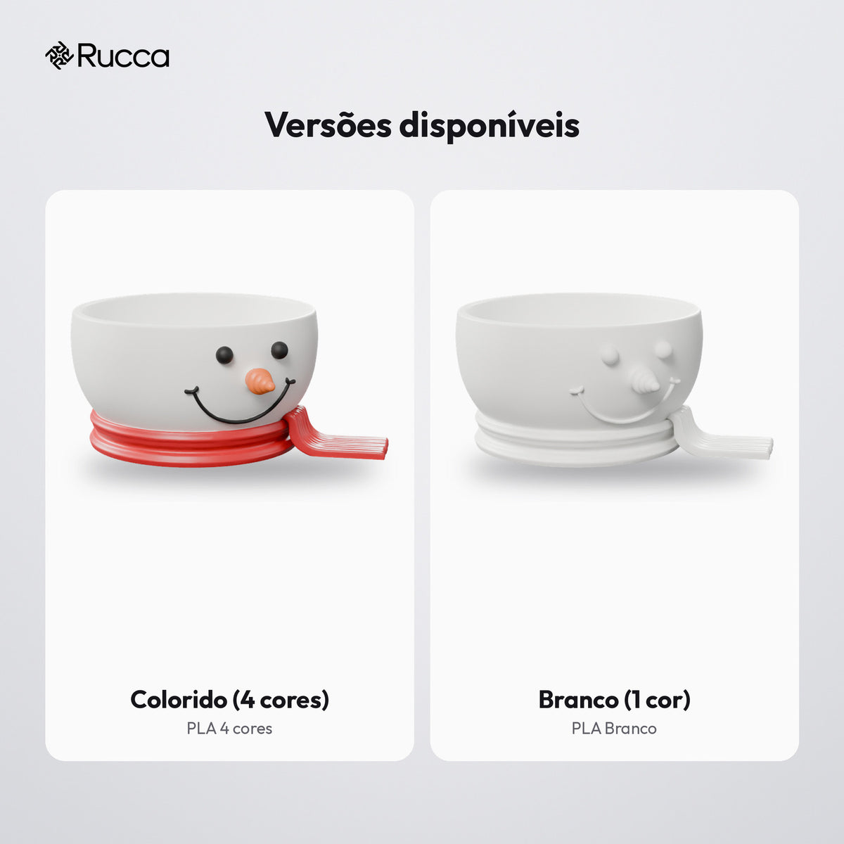 Bowl Boneco de Neve: versões disponíveis