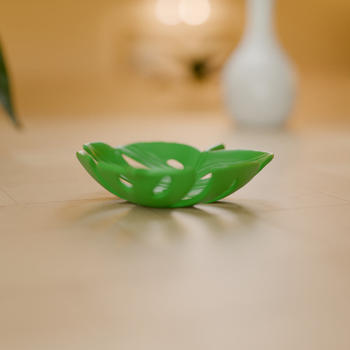 Bowl Folha de Costela-de-Adão (Monstera) decorando o ambiente