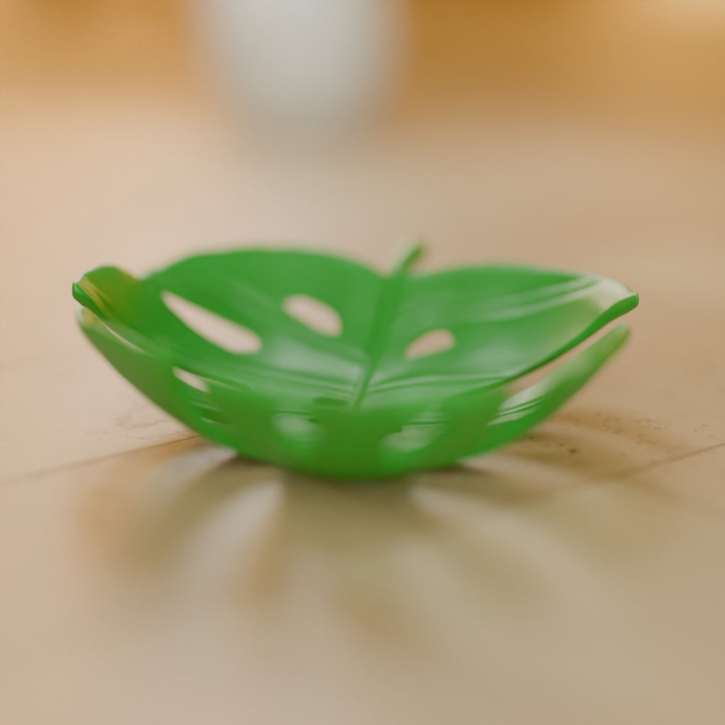 Bowl Folha de Costela-de-Adão (Monstera), detalhe