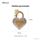 Cadeado do Amor Mr & Mrs Personalizado — Rucca 3D