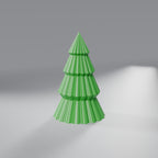Caixa Árvore de Natal com Tampa 16 cm, Verde Grama